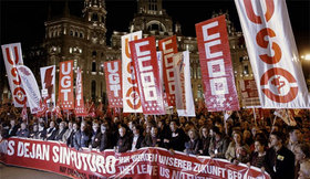Всеообщая забастовка в Испании