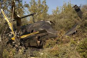 В провинции Малага разбился вертолет с тонной гашиша