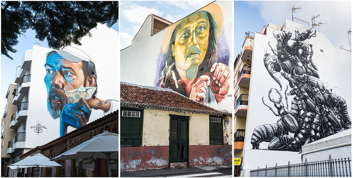 Граффити в Пуэрто де ла Крус на Тенерифе
